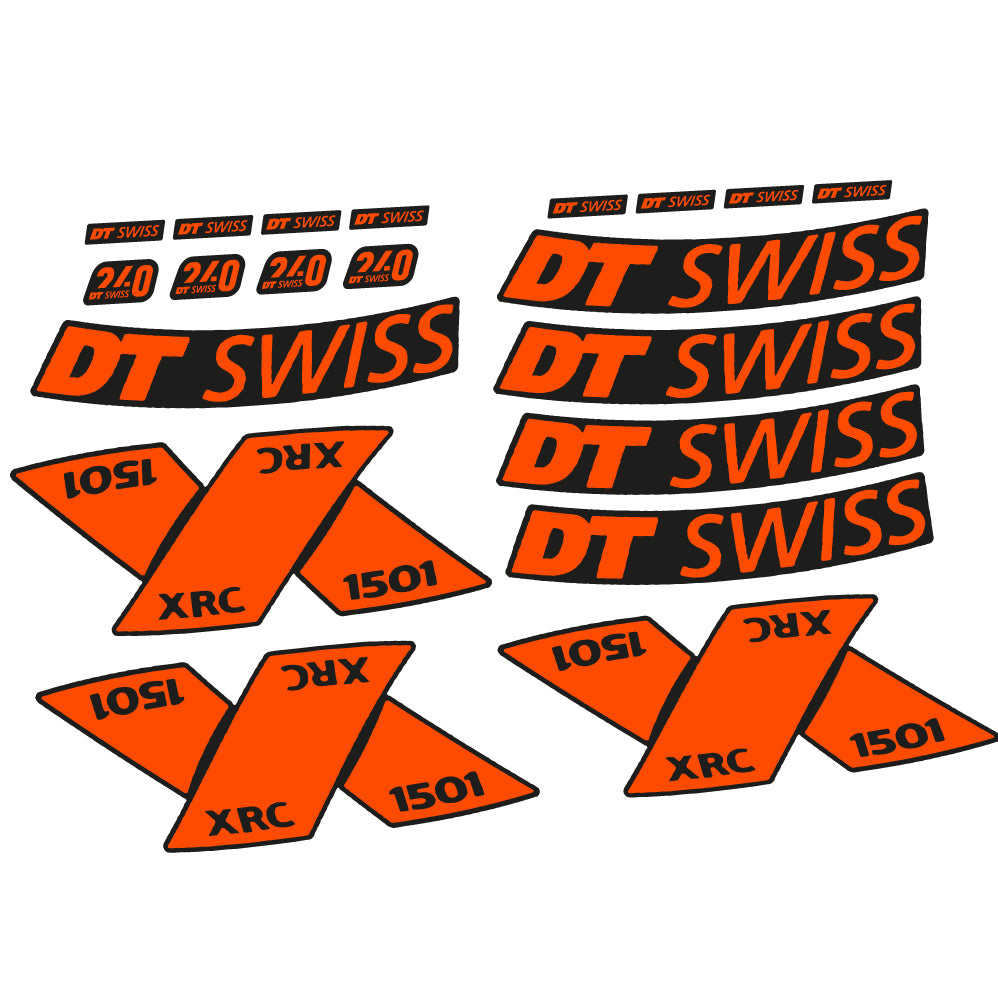Aufkleber DT Swiss XRC 1501 Spline 2022, MTB-Rad 29, Sticker Vinyl