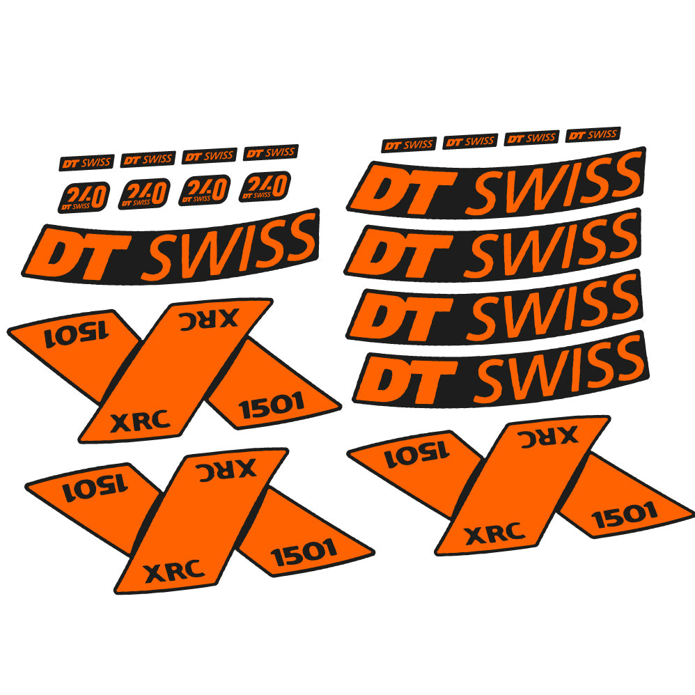 Aufkleber DT Swiss XRC 1501 Spline 2022, MTB-Rad 29, Sticker Vinyl