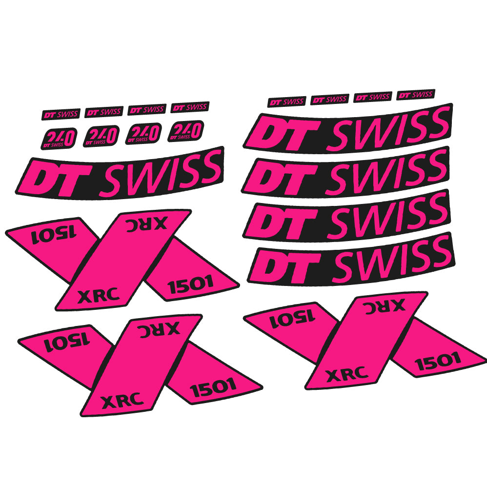 Aufkleber DT Swiss XRC 1501 Spline 2022, MTB-Rad 29, Sticker Vinyl