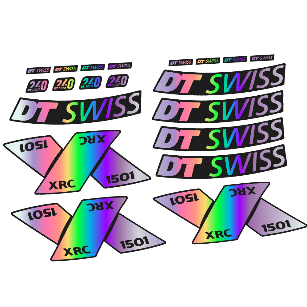 Aufkleber DT Swiss XRC 1501 Spline 2022, MTB-Rad 29, Sticker Vinyl