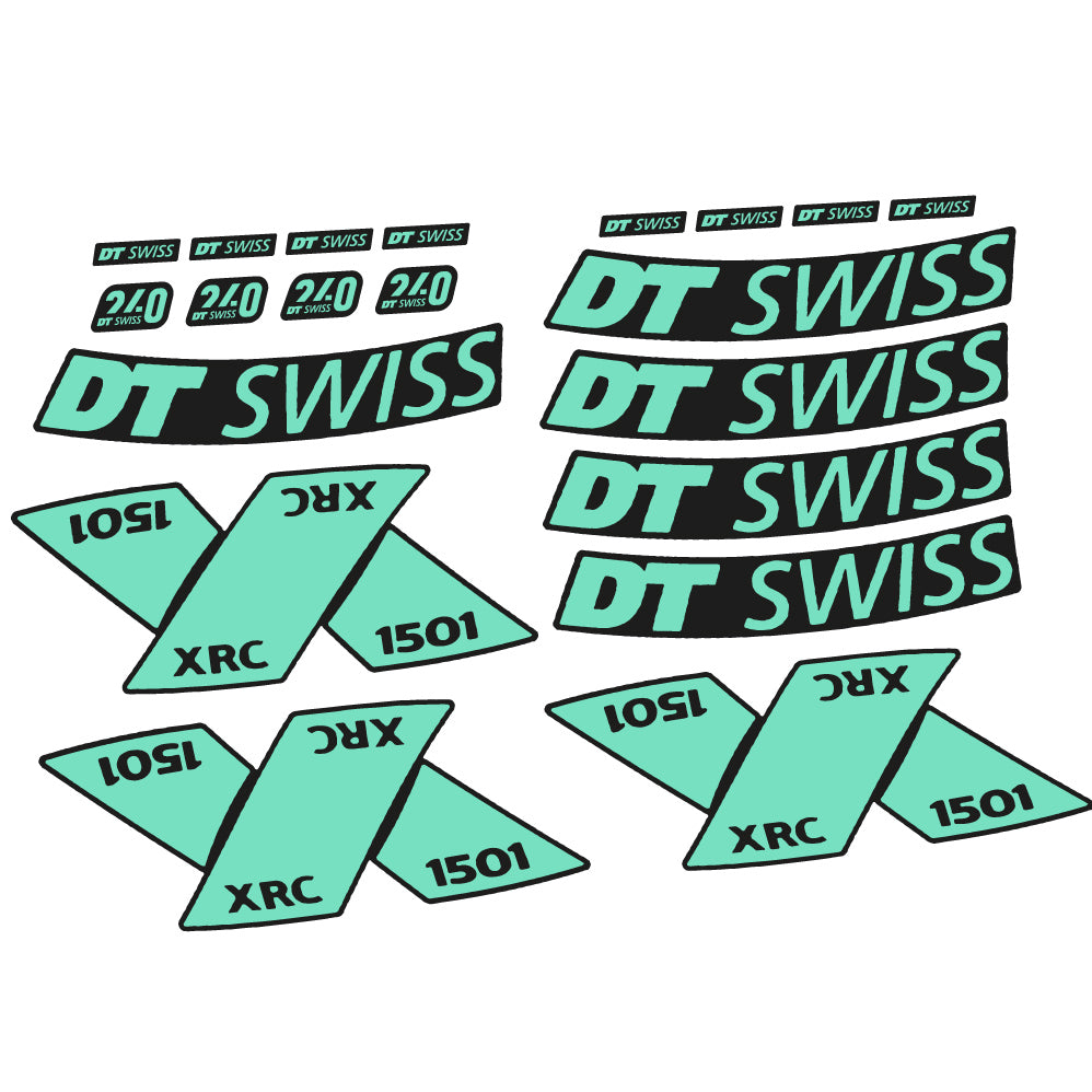 Aufkleber DT Swiss XRC 1501 Spline 2022, MTB-Rad 29, Sticker Vinyl