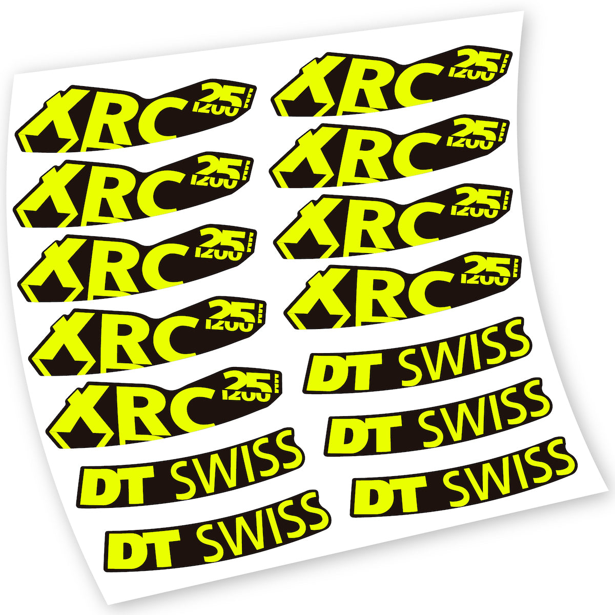 Aufkleber Mountainbike-Rad, DT Swiss XRC 25 1200