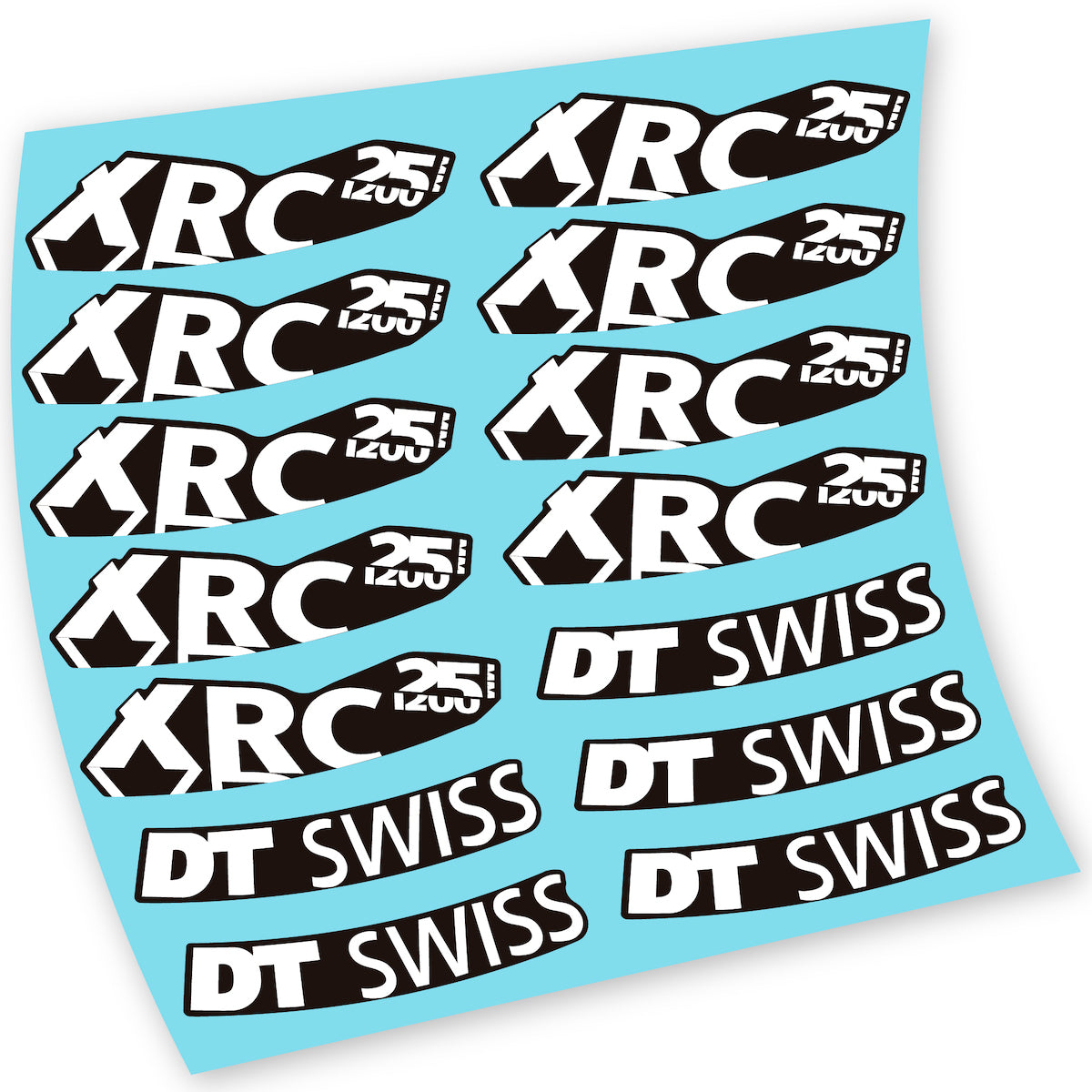 Aufkleber Mountainbike-Rad, DT Swiss XRC 25 1200