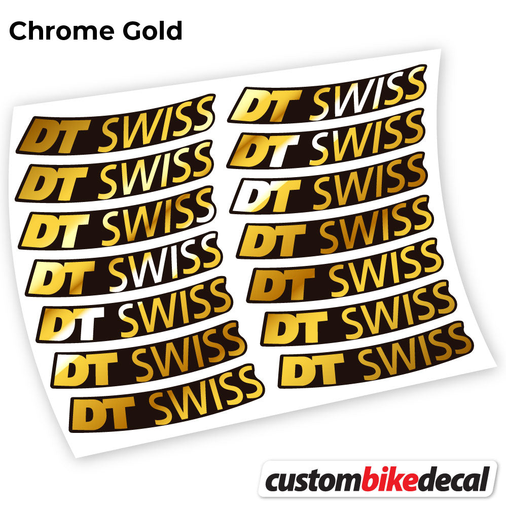 Aufkleber, DT Swiss Logo, Mountainbikes, Vinyl-Aufkleber