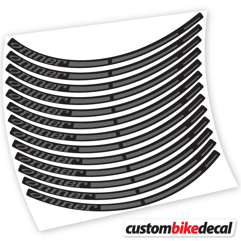 Aufkleber, Niner, Mountainbike-Aufkleber, Vinyl
