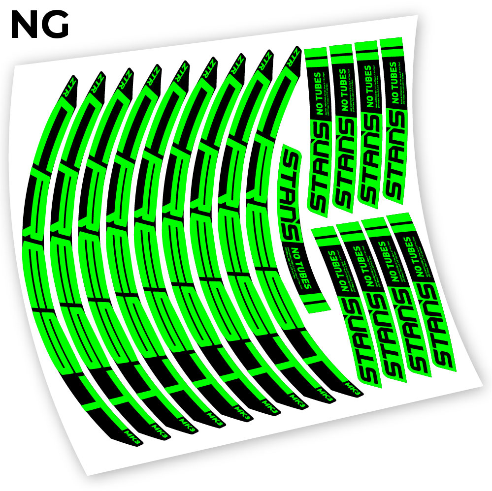 Aufkleber, Notubes ZTR Crest MK3 2018, Mountainbike-Aufkleber, Vinyl