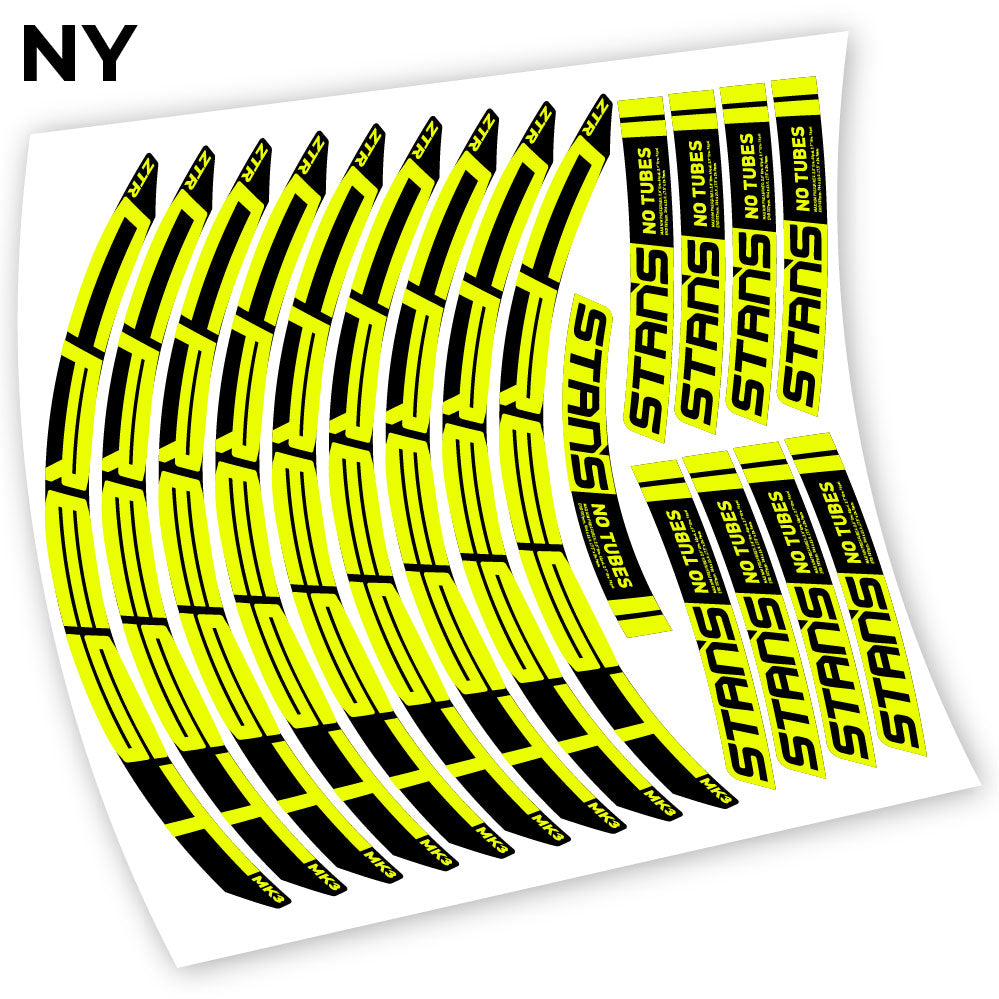 Aufkleber, Notubes ZTR Crest MK3 2018, Mountainbike-Aufkleber, Vinyl