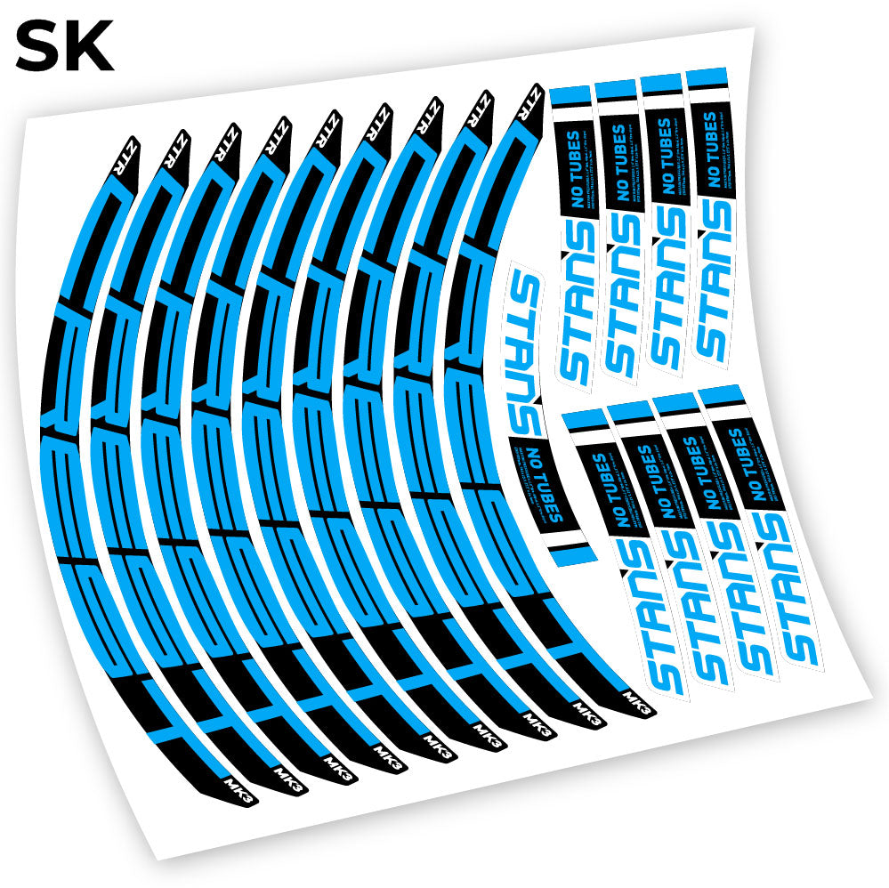 Aufkleber, Notubes ZTR Crest MK3 2018, Mountainbike-Aufkleber, Vinyl