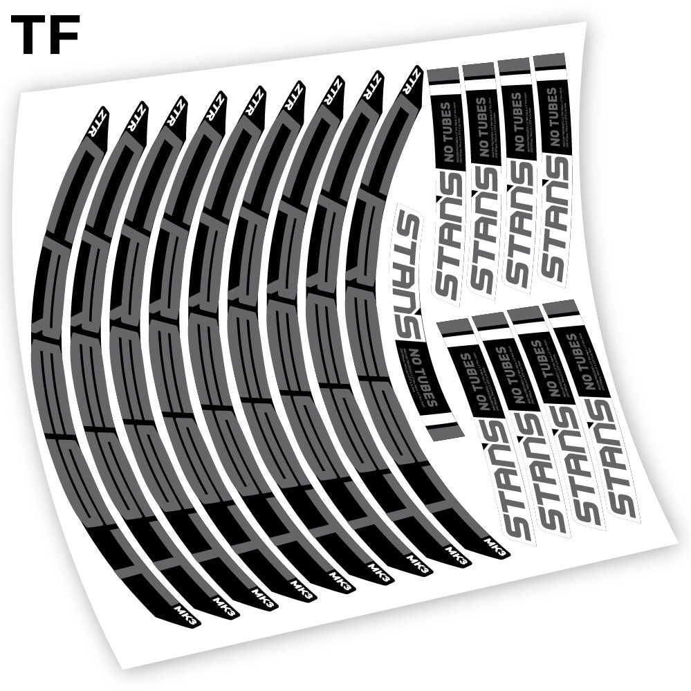 Aufkleber, Notubes ZTR Crest MK3 2018, Mountainbike-Aufkleber, Vinyl