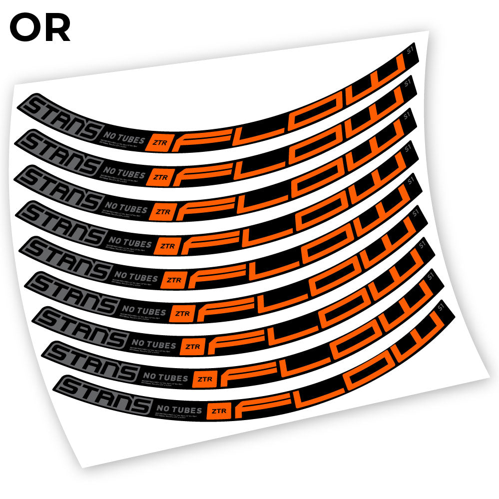 Aufkleber Stans Notubes ZTR Flow S1 2020, Mountainbikes, Vinyl-Aufkleber