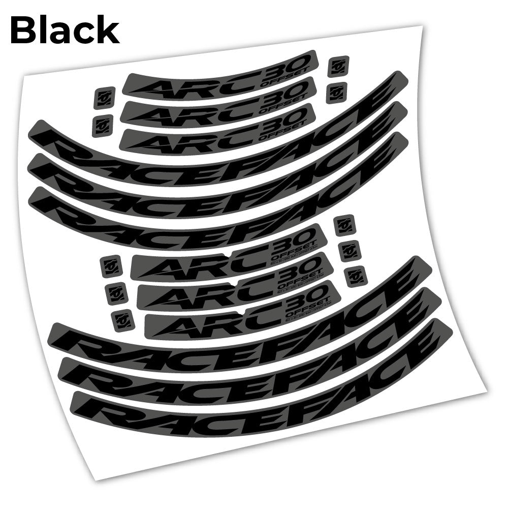 Aufkleber Raceface ARC30 Offset 2021 Sticker Vinyl