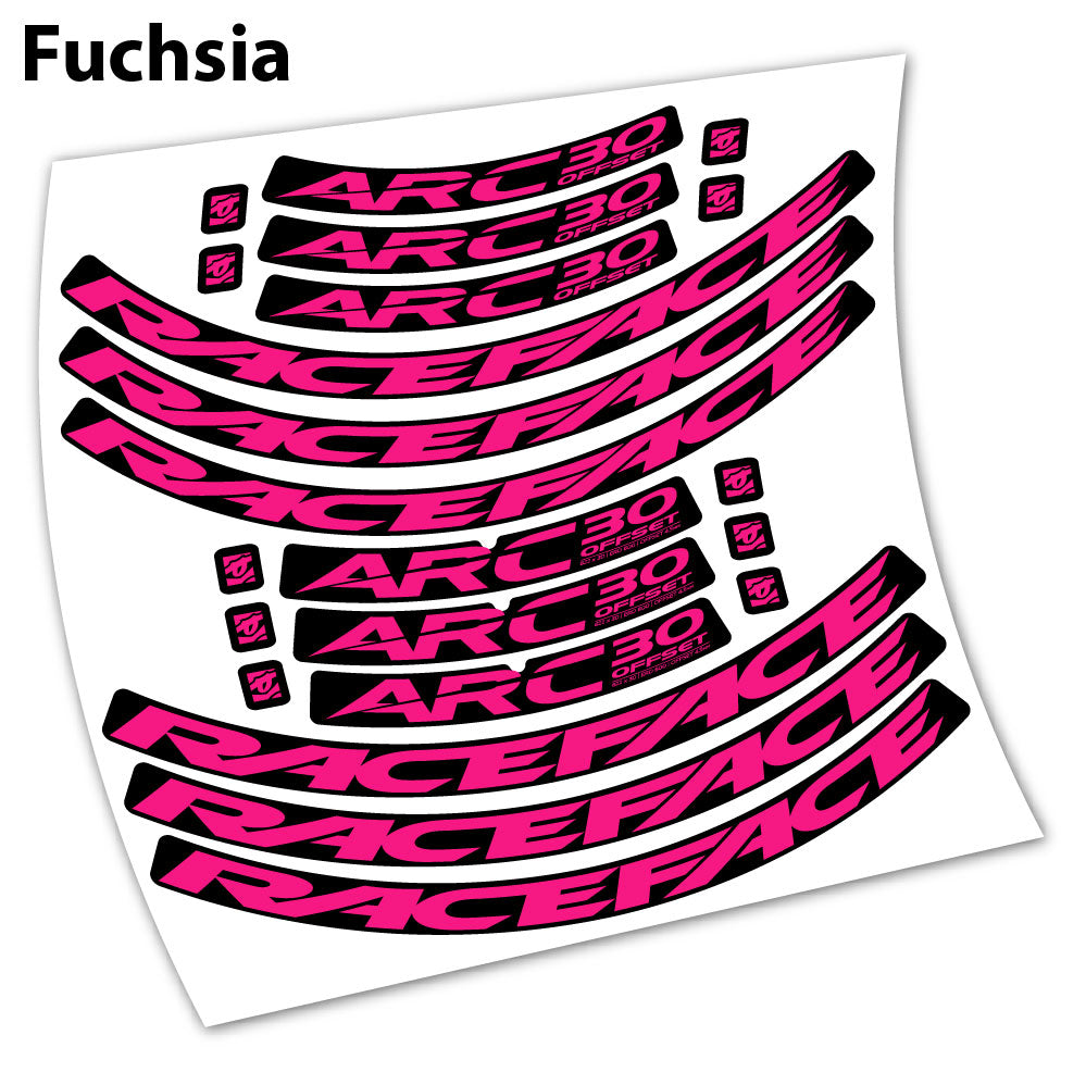 Aufkleber Raceface ARC30 Offset 2021 Sticker Vinyl