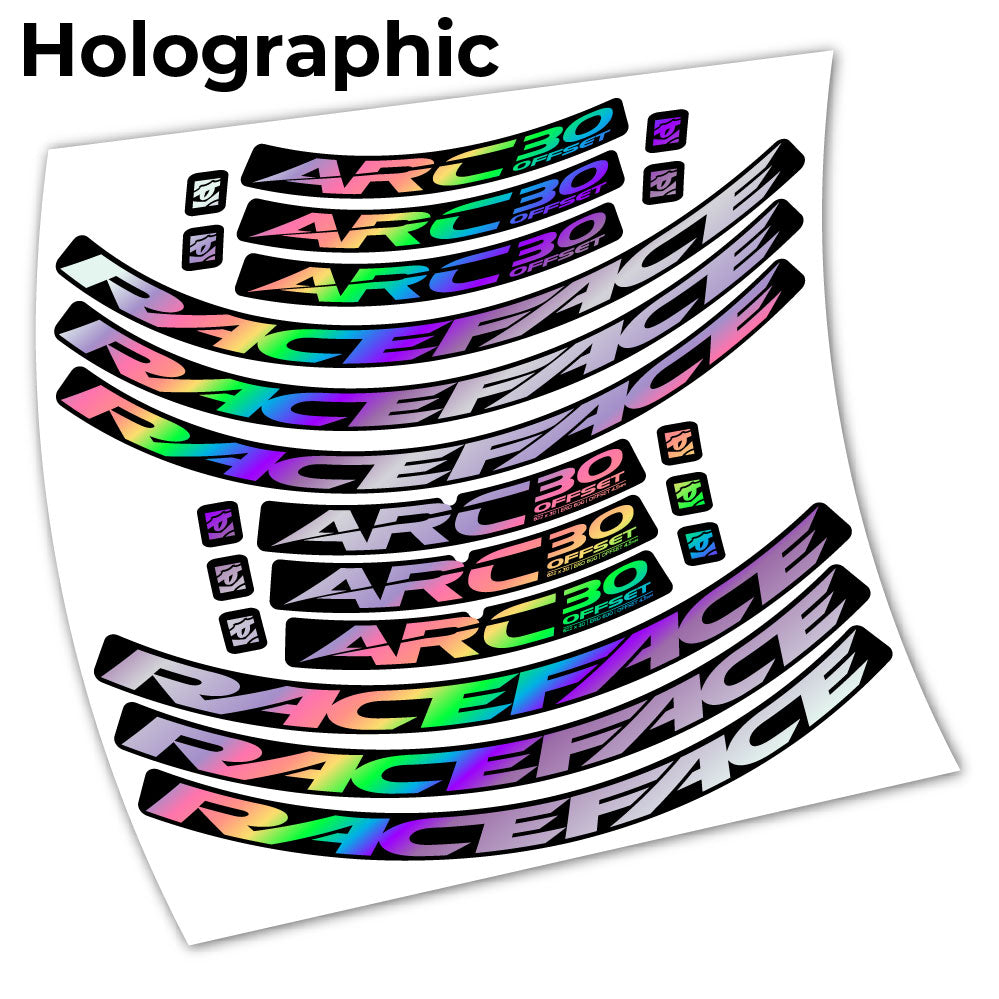 Aufkleber Raceface ARC30 Offset 2021 Sticker Vinyl