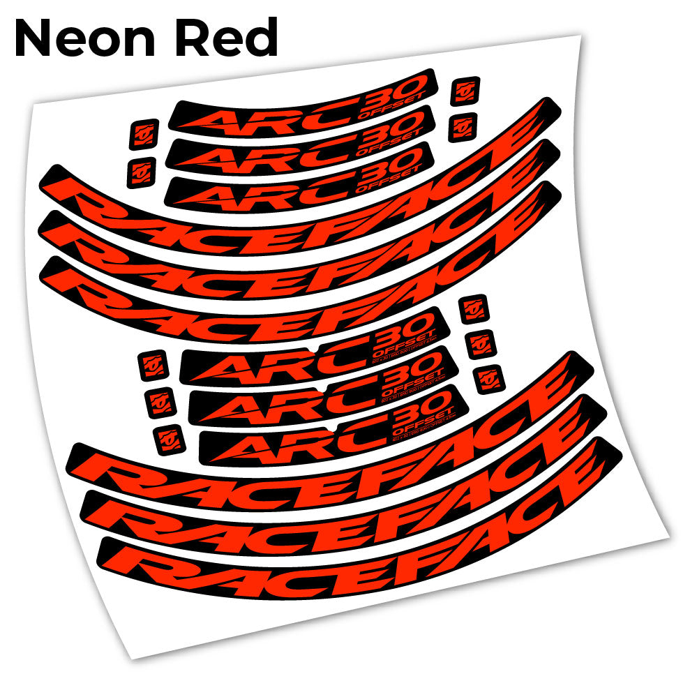 Aufkleber Raceface ARC30 Offset 2021 Sticker Vinyl
