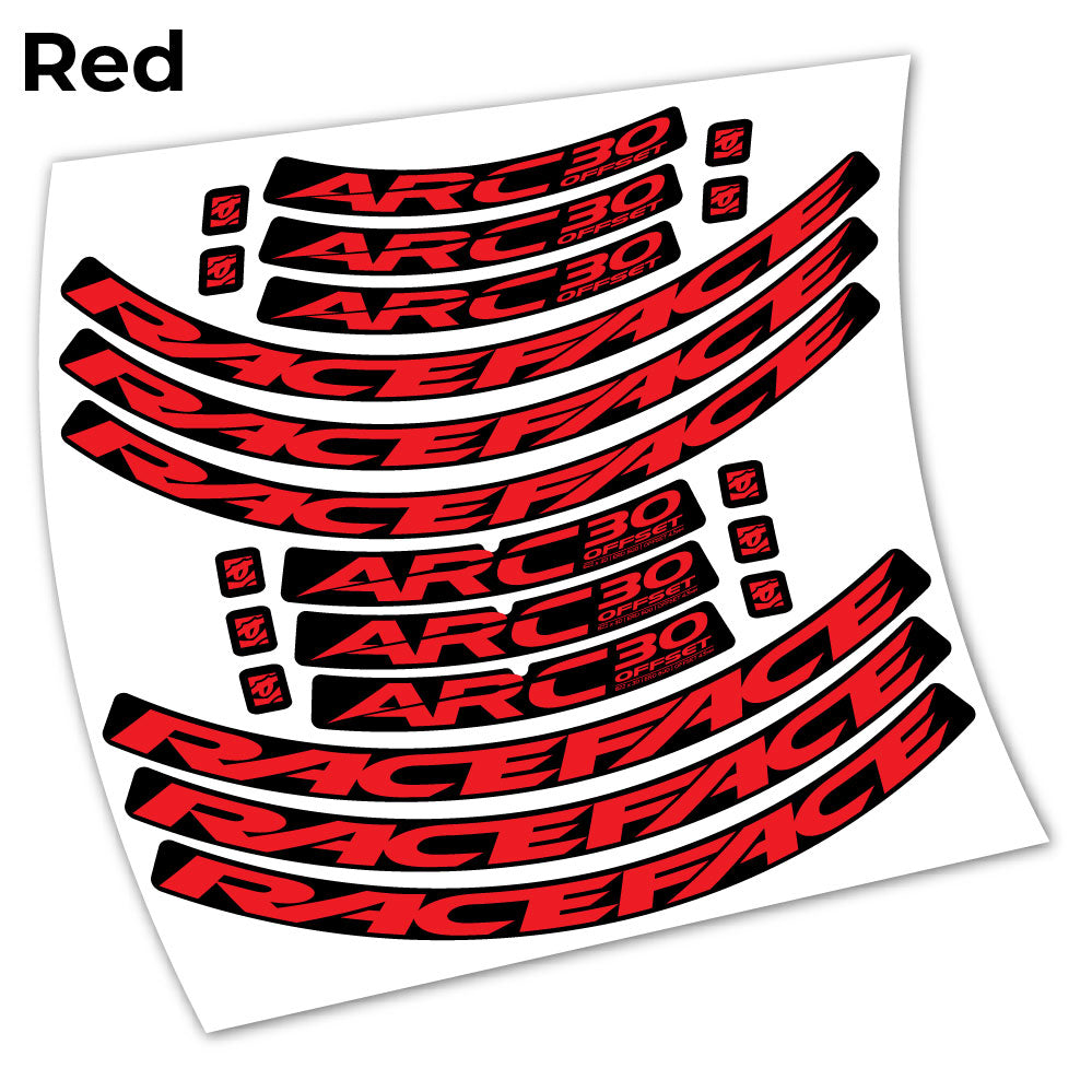 Aufkleber Raceface ARC30 Offset 2021 Sticker Vinyl