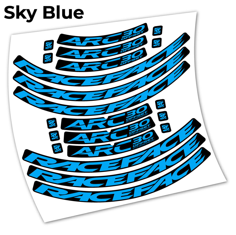 Aufkleber Raceface ARC30 Offset 2021 Sticker Vinyl