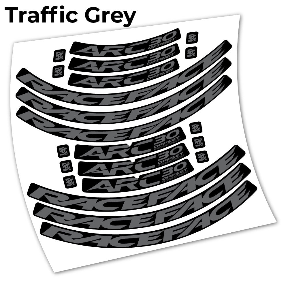 Aufkleber Raceface ARC30 Offset 2021 Sticker Vinyl
