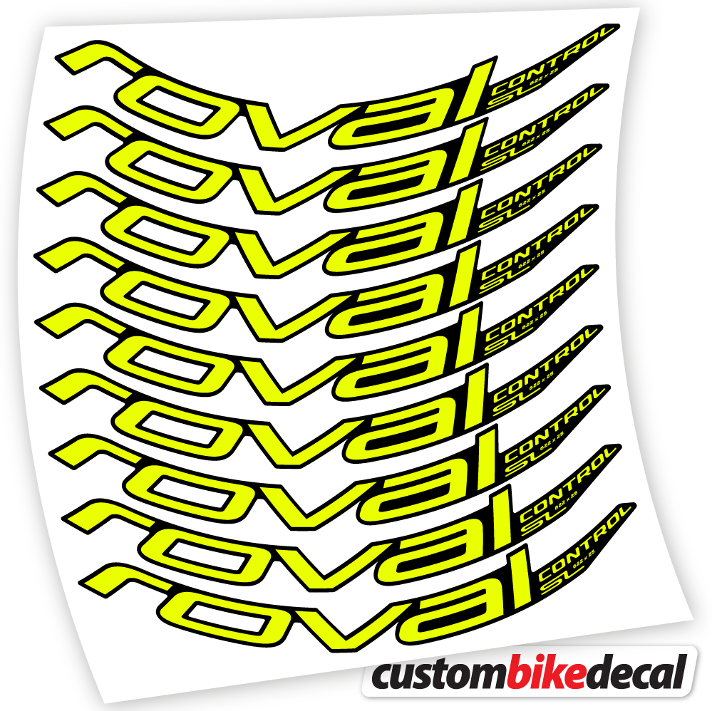 Aufkleber Roval Control SL 2020, Mountainbikes MTB 29 Sticker Vinyl
