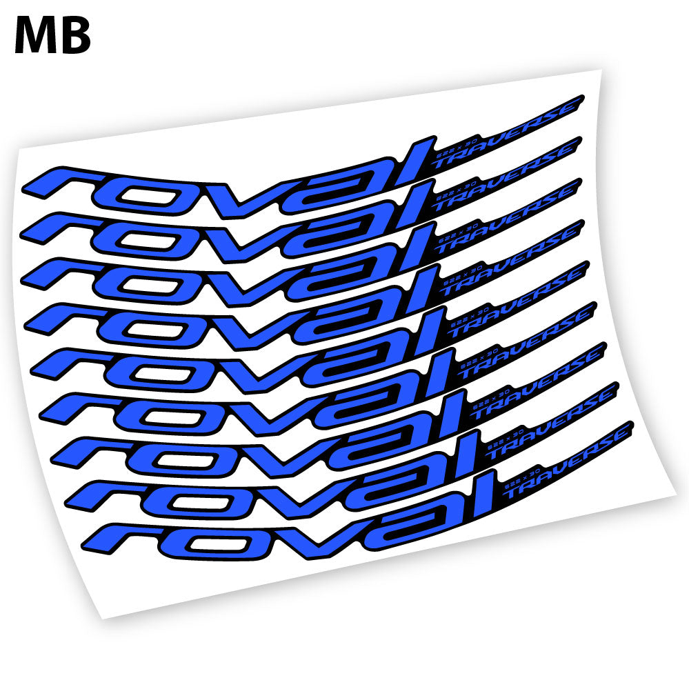 Aufkleber, Roval Traverse Alloy 2019, Mountainbike-Aufkleber, Vinyl