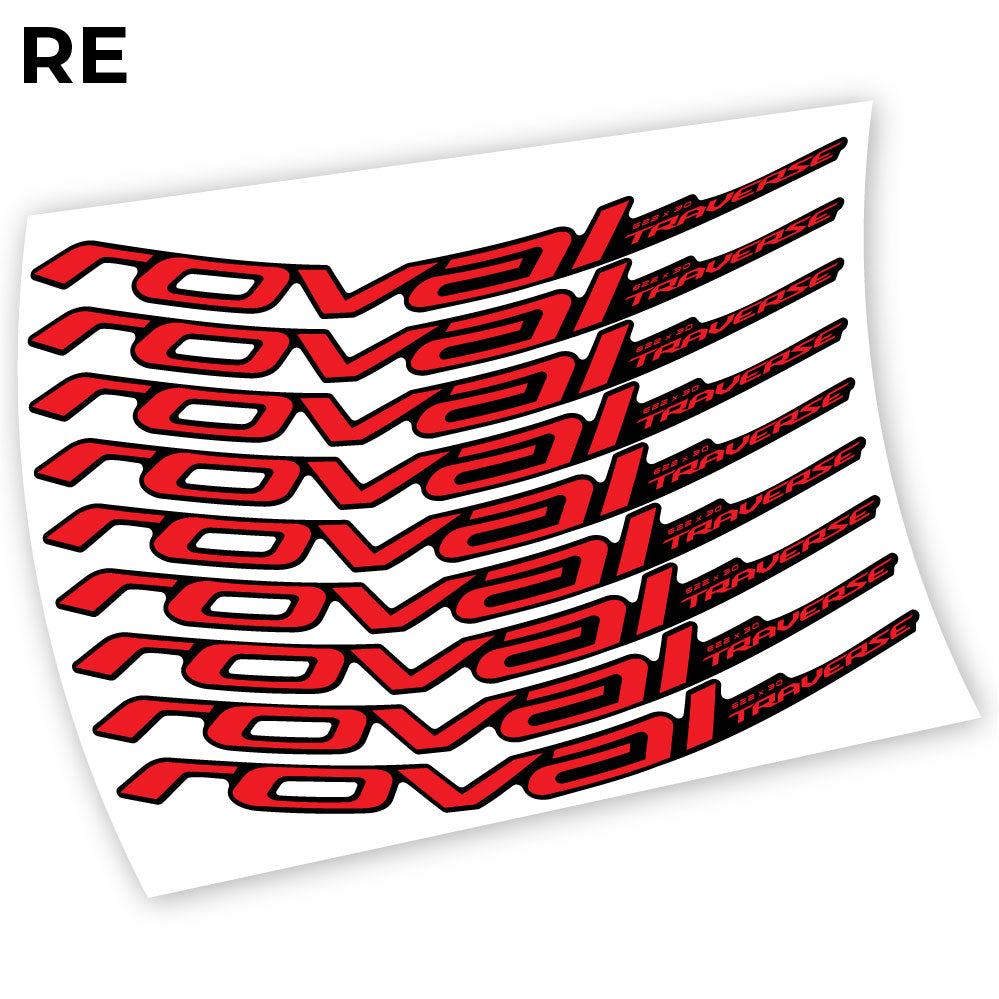 Aufkleber, Roval Traverse Alloy 2019, Mountainbike-Aufkleber, Vinyl