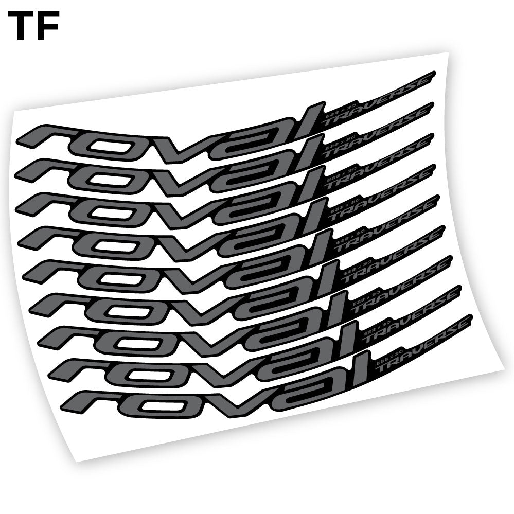 Aufkleber, Roval Traverse Alloy 2019, Mountainbike-Aufkleber, Vinyl