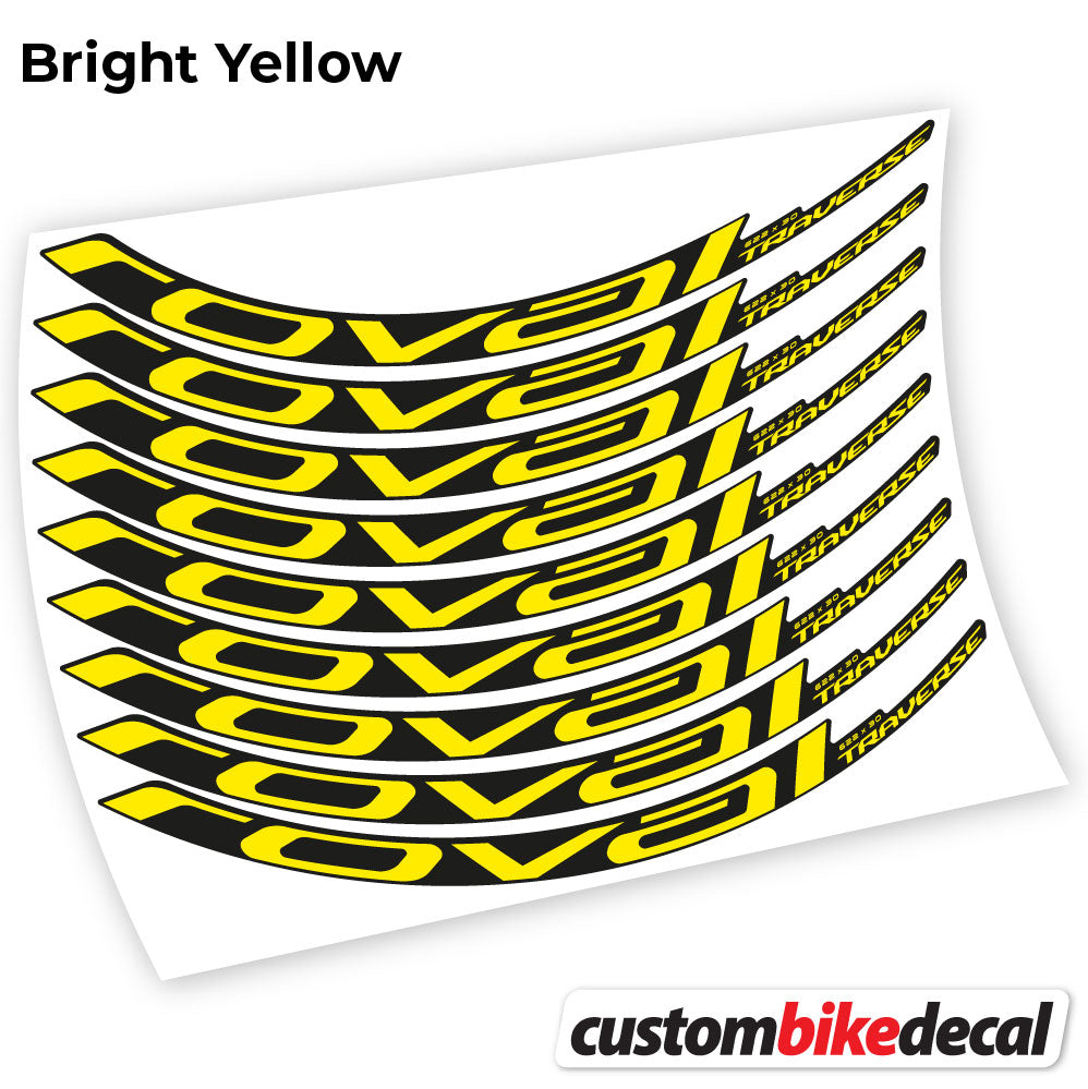 Aufkleber, Roval Traverse Carbon 2021, Vinyl-Aufkleber