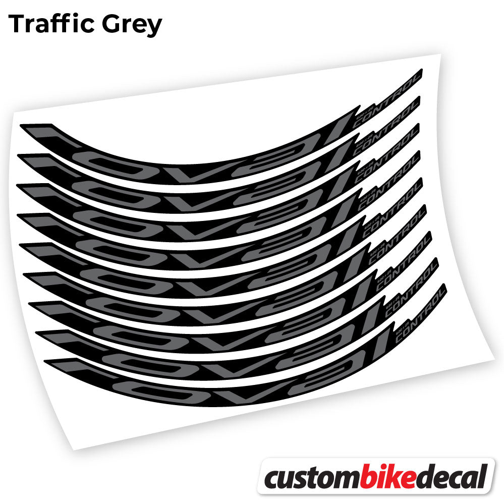 Aufkleber, Roval Control Carbon 2021, Mountainbike-Aufkleber, Vinyl