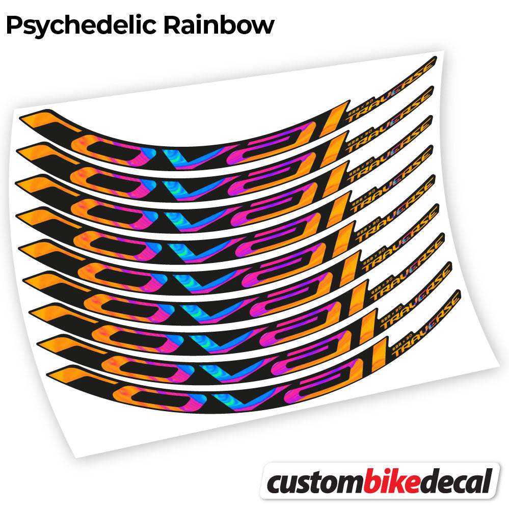 Aufkleber, Roval Traverse Carbon 2021, Vinyl-Aufkleber