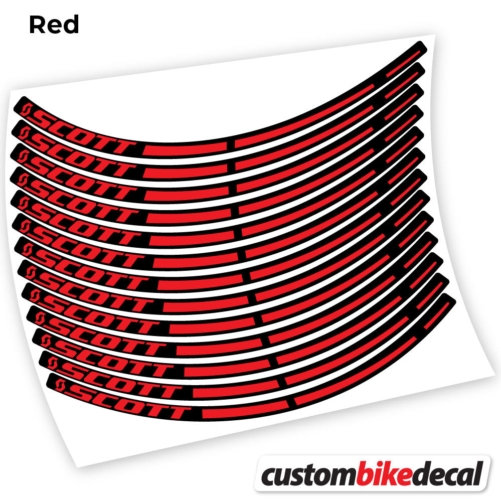 Aufkleber, Scott, Mountainbikes, Vinyl