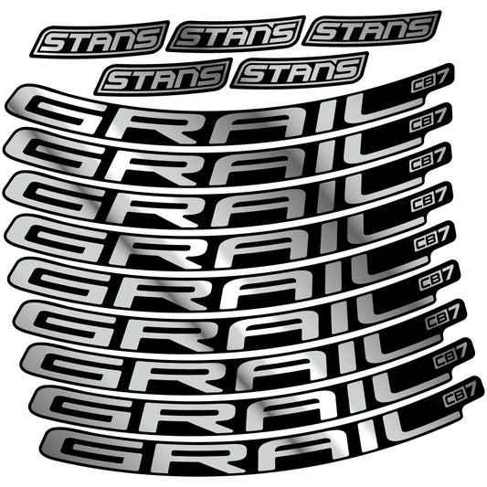 Aufkleber Stans Notubes Grail CB7, Mountain Wheel, Sticker Vinyl