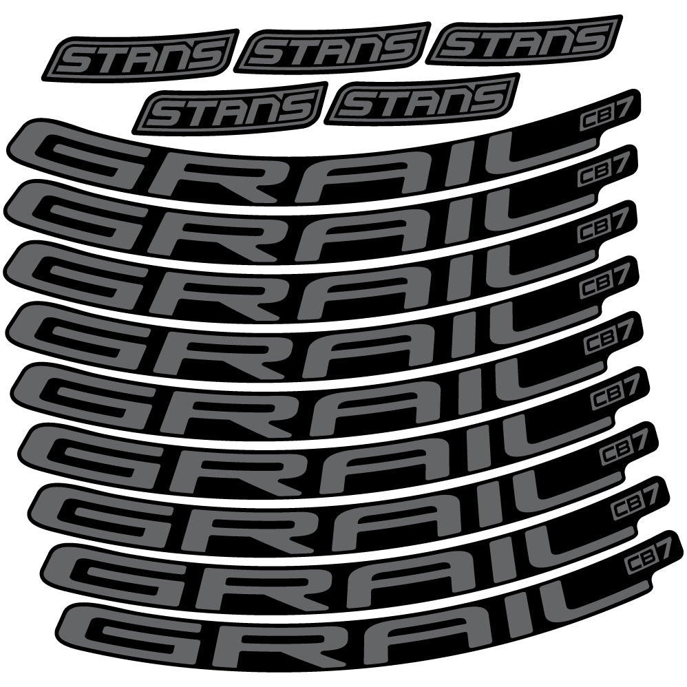 Aufkleber Stans Notubes Grail CB7, Mountain Wheel, Sticker Vinyl
