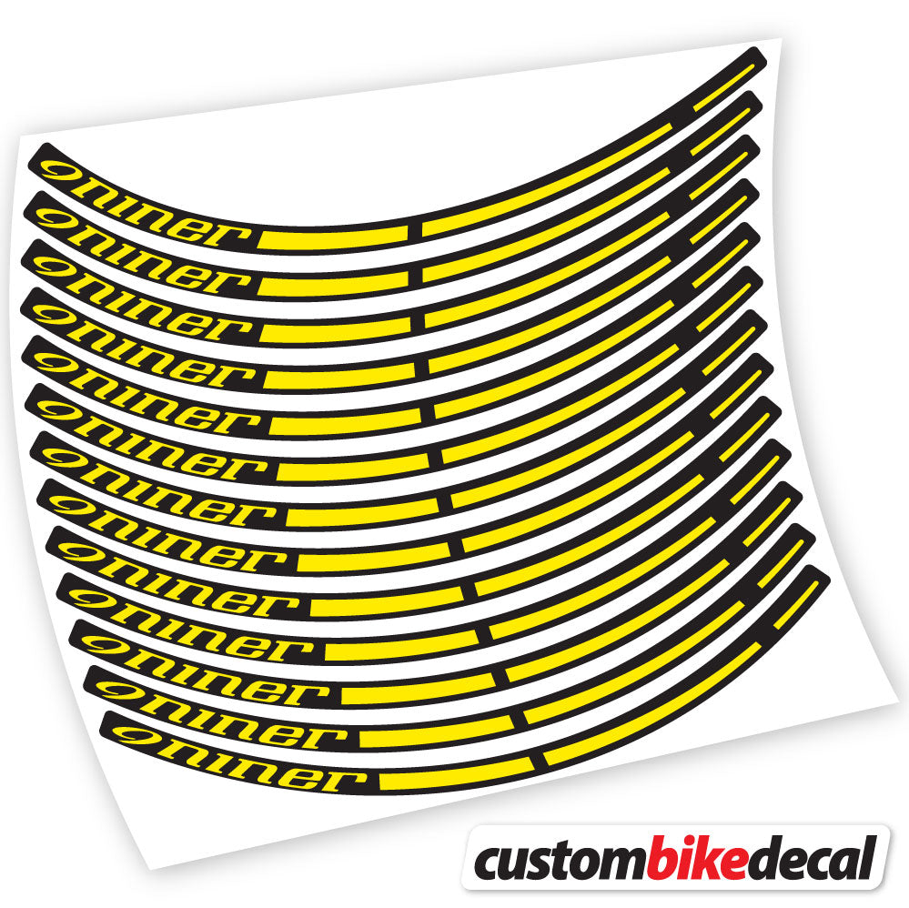Aufkleber, Niner, Mountainbike-Aufkleber, Vinyl