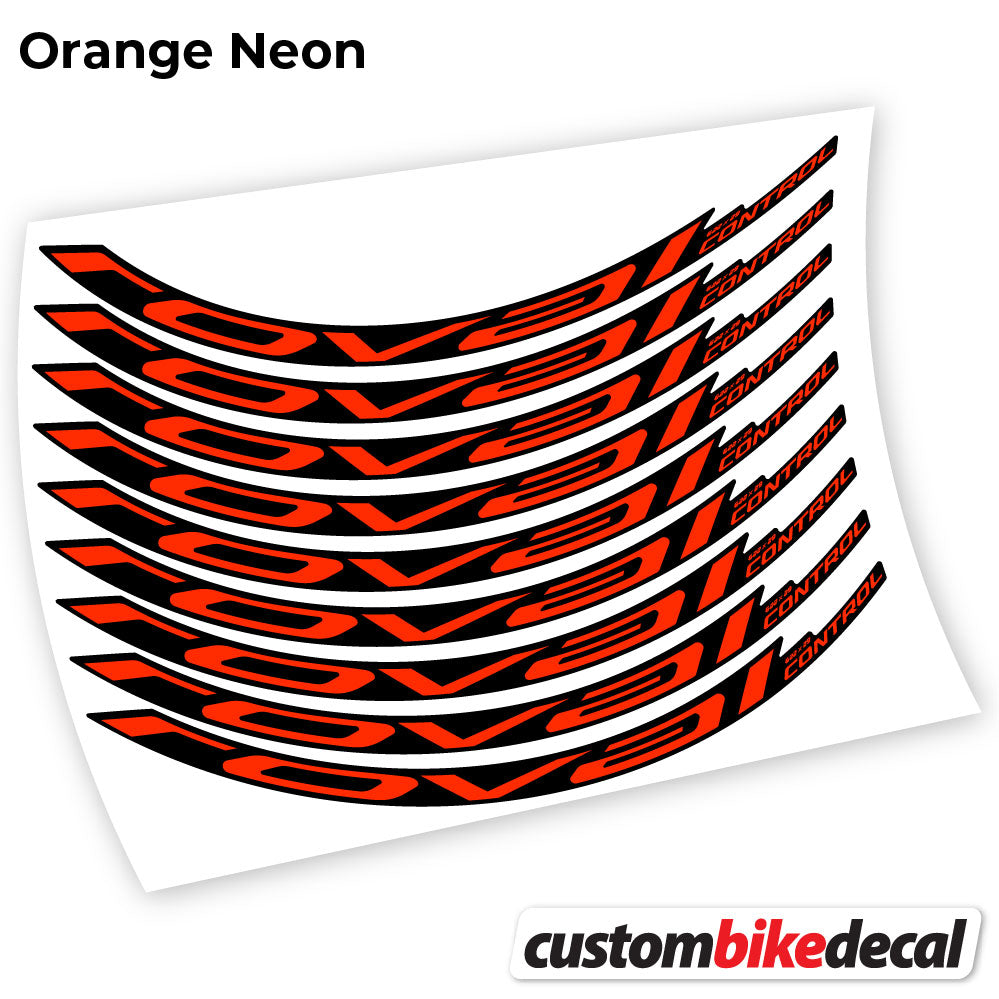 Aufkleber, Roval Control Carbon 2021, Mountainbike-Aufkleber, Vinyl