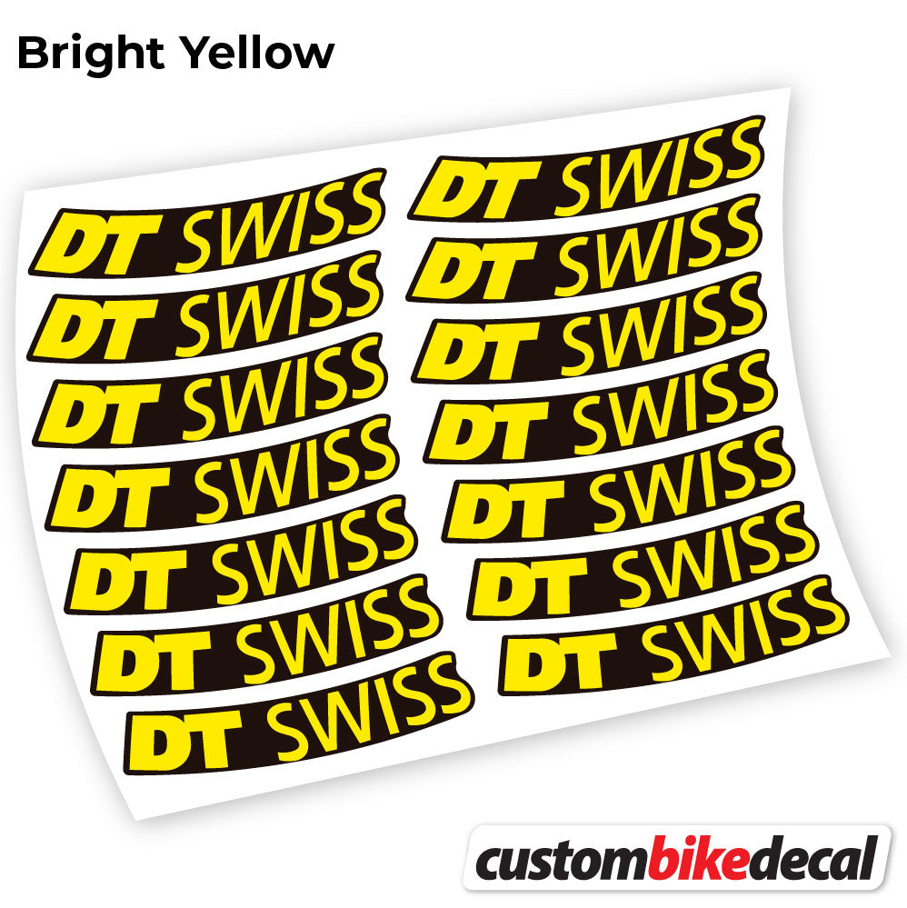Aufkleber, DT Swiss Logo, Mountainbikes, Vinyl-Aufkleber