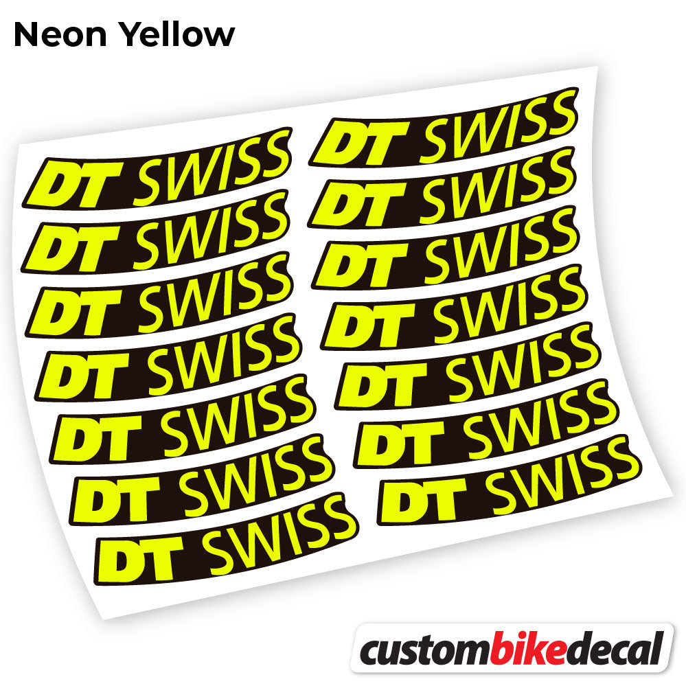 Aufkleber, DT Swiss Logo, Mountainbikes, Vinyl-Aufkleber