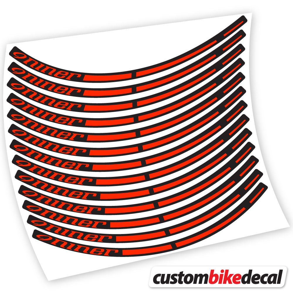Aufkleber, Niner, Mountainbike-Aufkleber, Vinyl