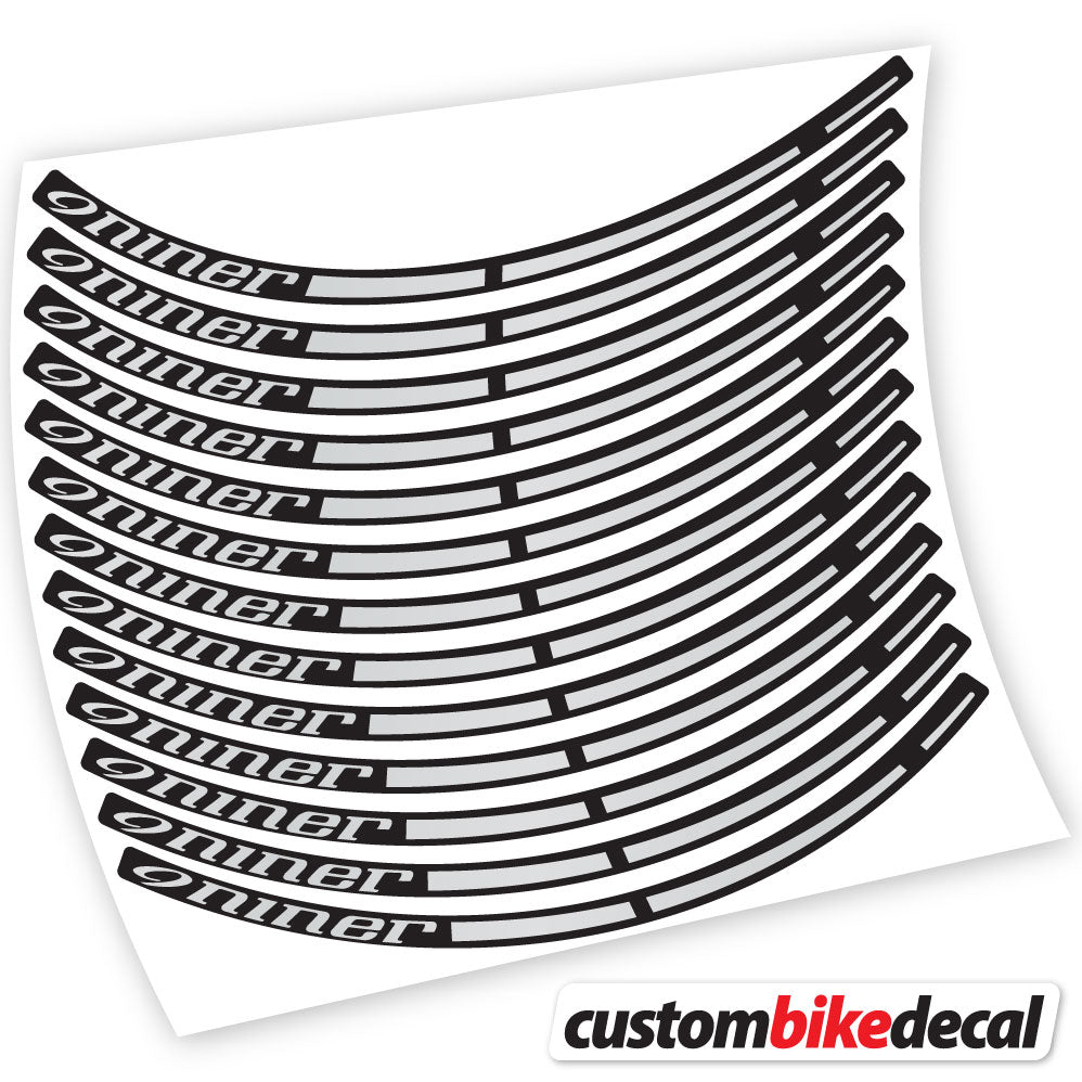 Aufkleber, Niner, Mountainbike-Aufkleber, Vinyl