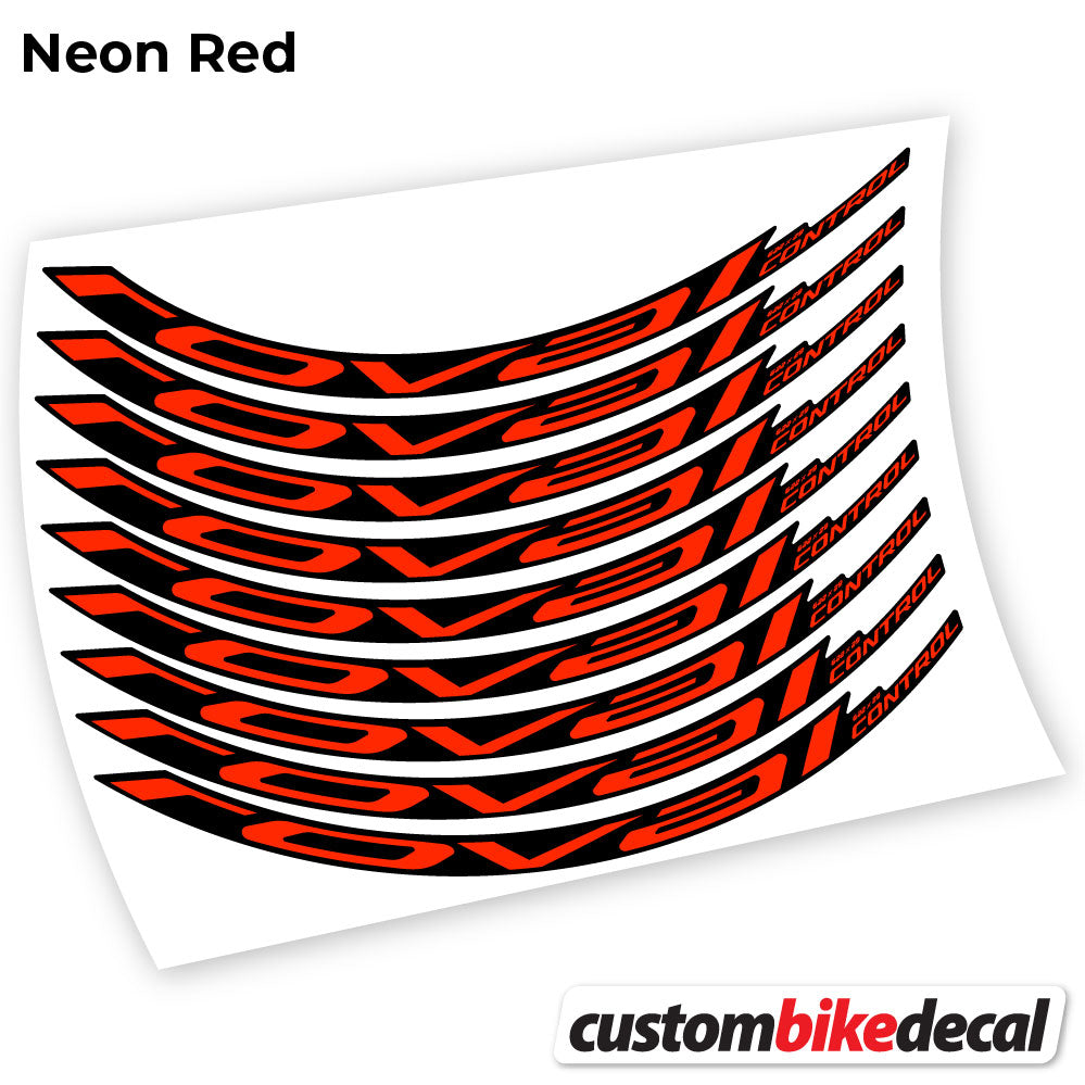 Aufkleber, Roval Control Carbon 2021, Mountainbike-Aufkleber, Vinyl