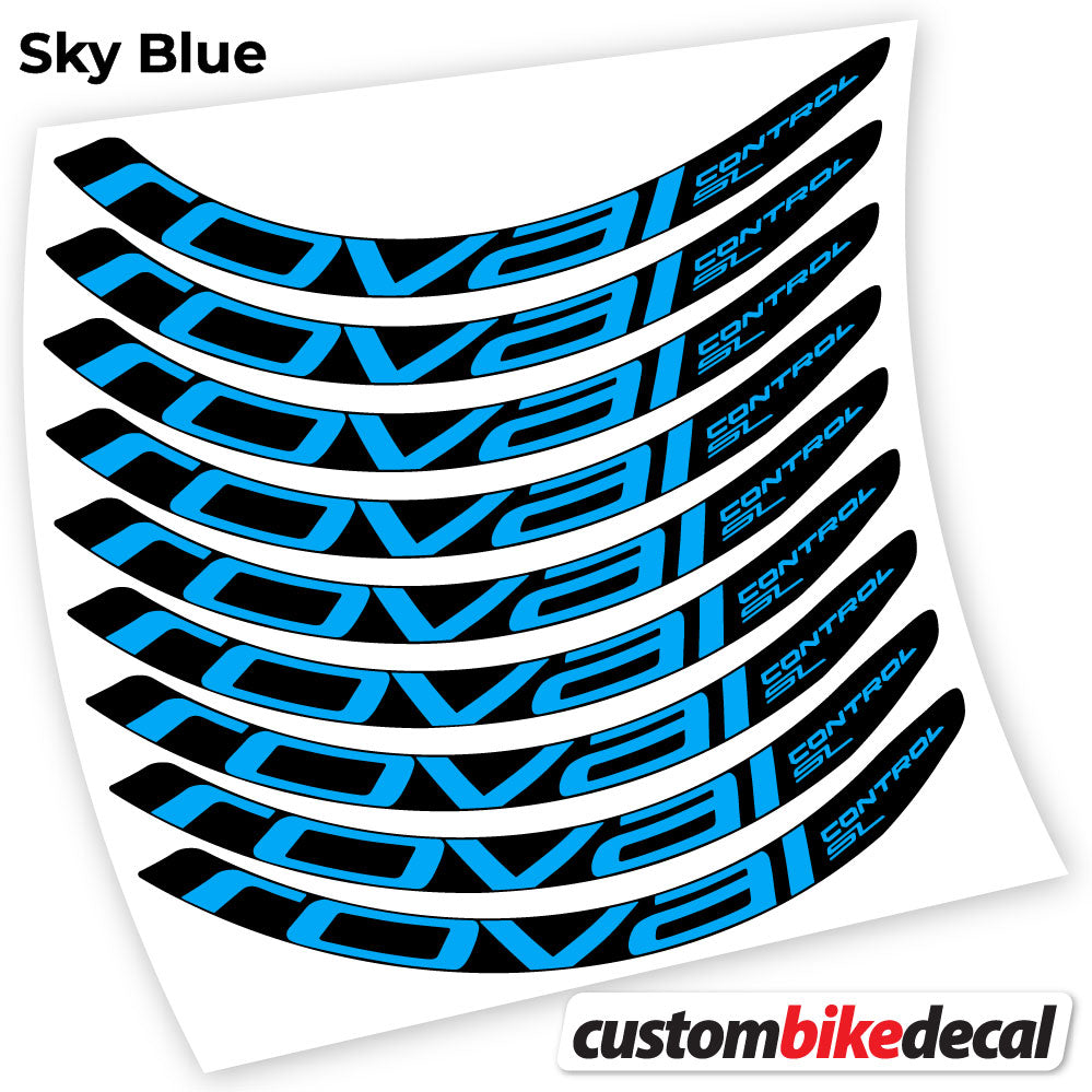 Aufkleber, Roval Control SL, Mountainbike-Aufkleber, Vinyl