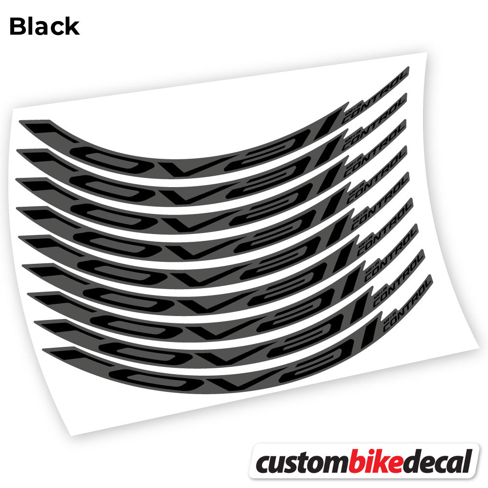 Aufkleber, Roval Control Carbon 2021, Mountainbike-Aufkleber, Vinyl