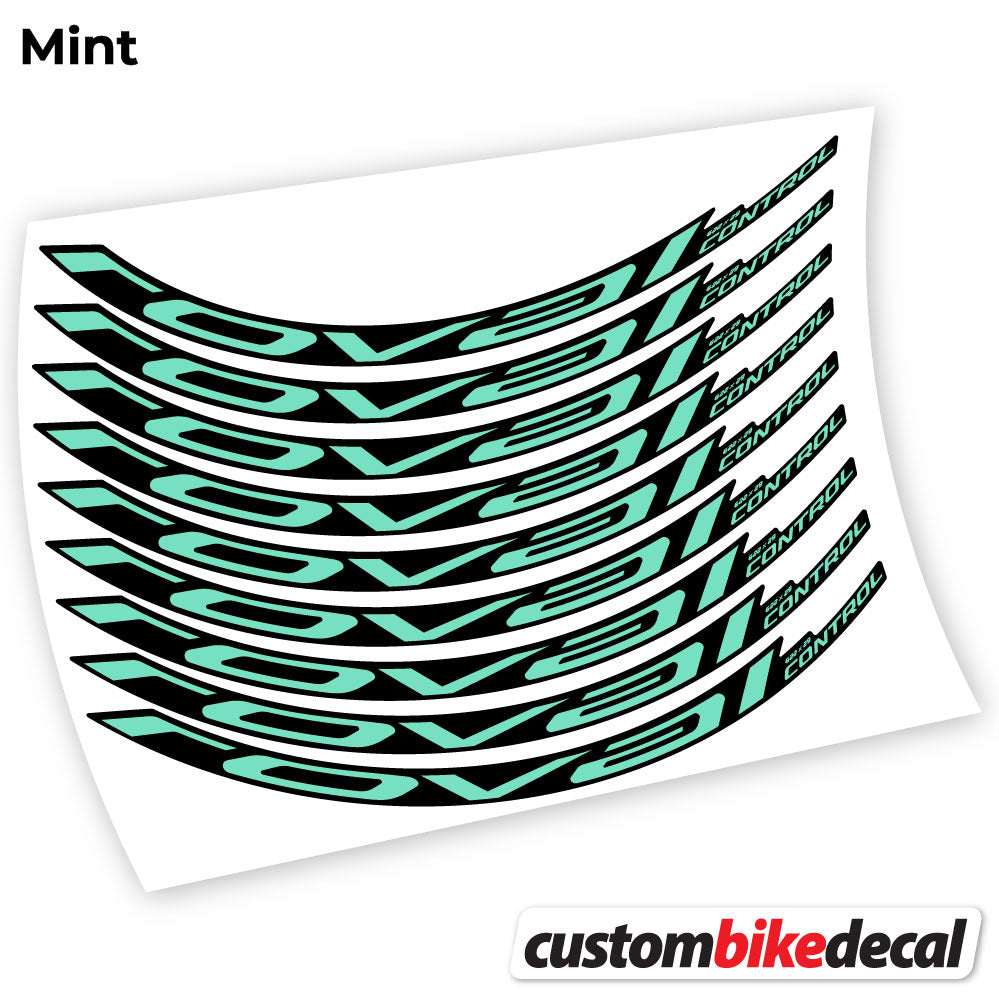 Aufkleber, Roval Control Carbon 2021, Mountainbike-Aufkleber, Vinyl