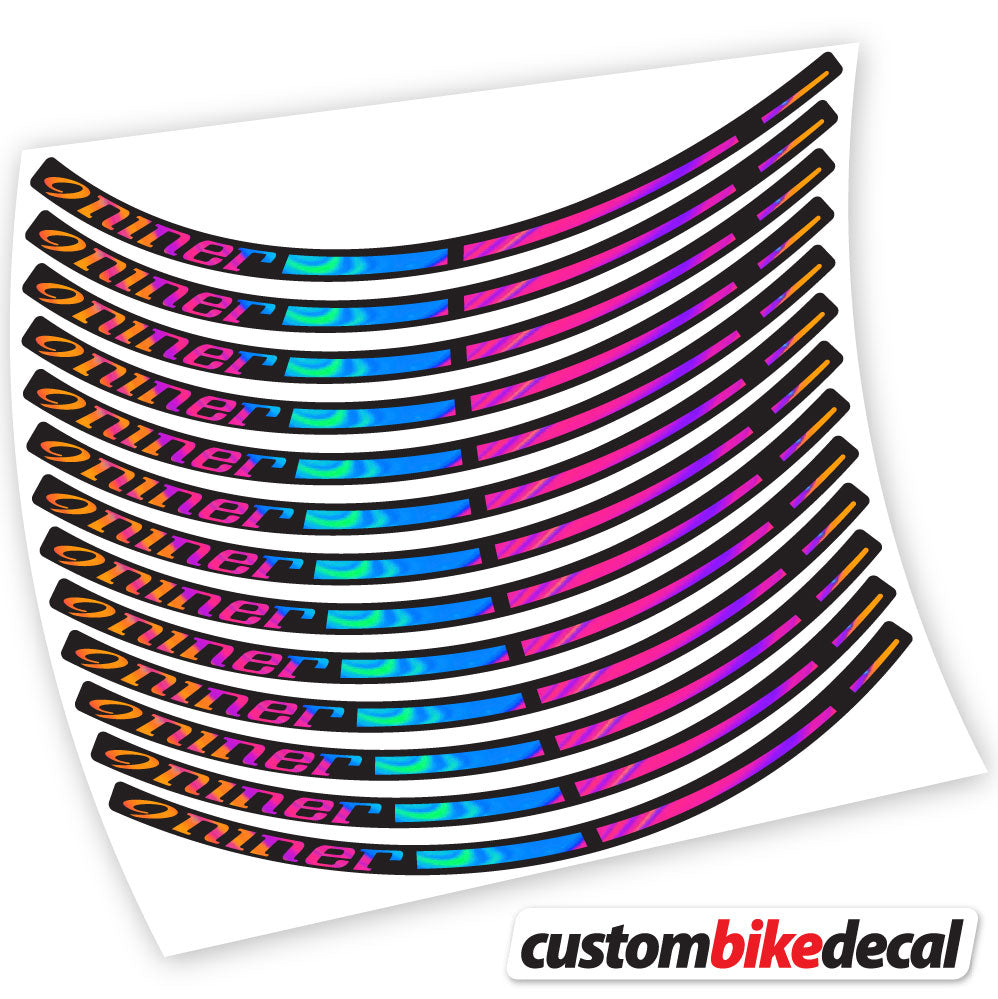 Aufkleber, Niner, Mountainbike-Aufkleber, Vinyl