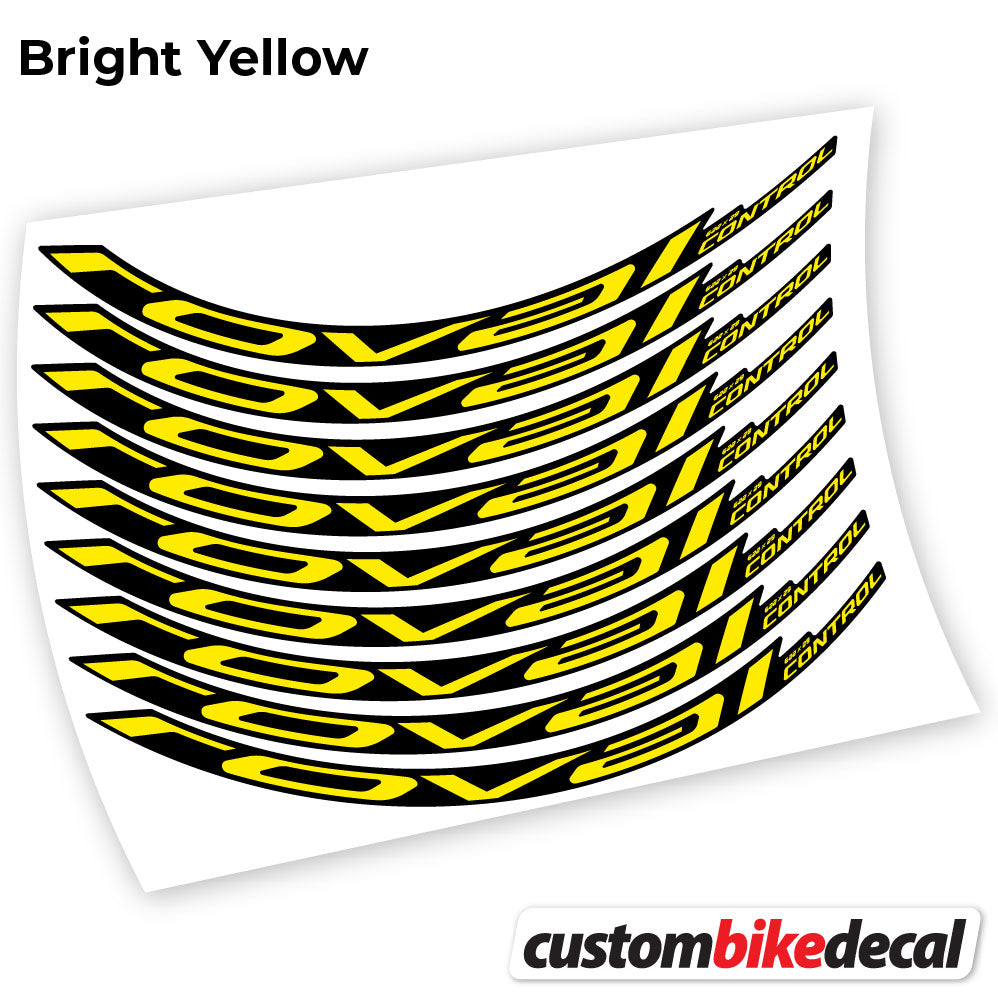 Aufkleber, Roval Control Carbon 2021, Mountainbike-Aufkleber, Vinyl