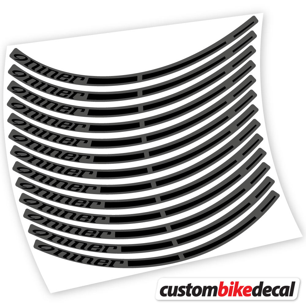 Aufkleber, Niner, Mountainbike-Aufkleber, Vinyl