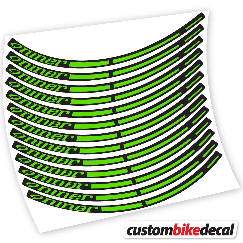 Aufkleber, Niner, Mountainbike-Aufkleber, Vinyl