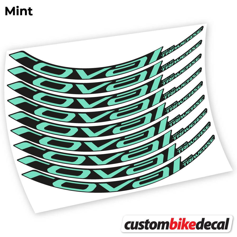 Aufkleber, Roval Traverse Carbon 2021, Vinyl-Aufkleber