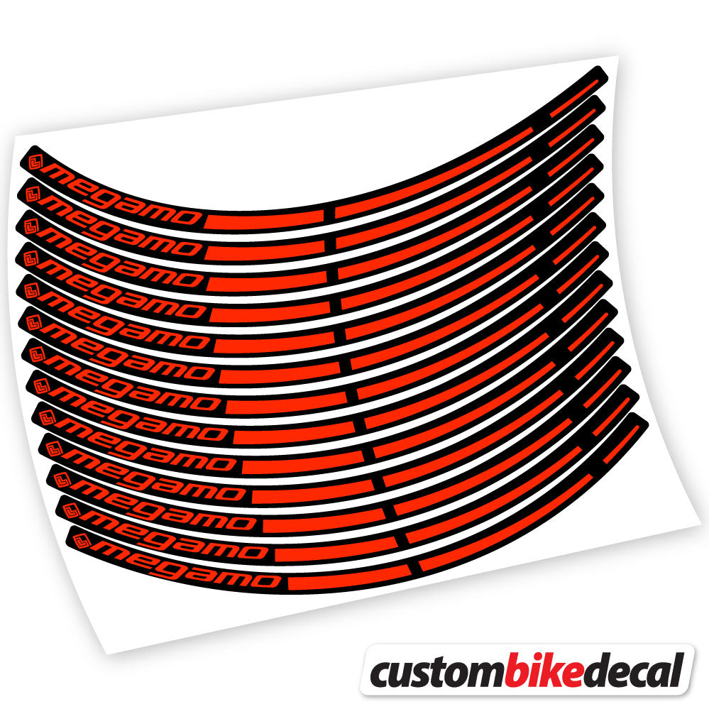 Aufkleber, Megamo, Mountainbike-Aufkleber, Vinyl