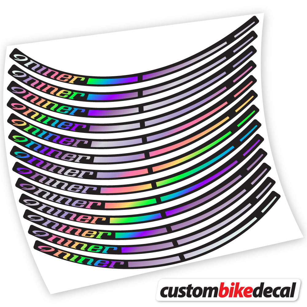 Aufkleber, Niner, Mountainbike-Aufkleber, Vinyl