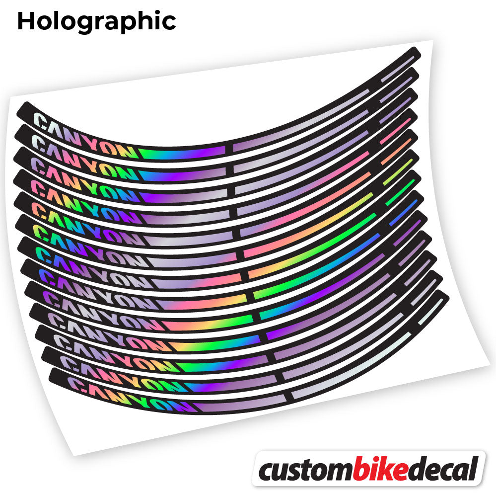 Aufkleber, Canyon, Mountainbikes, Vinyl