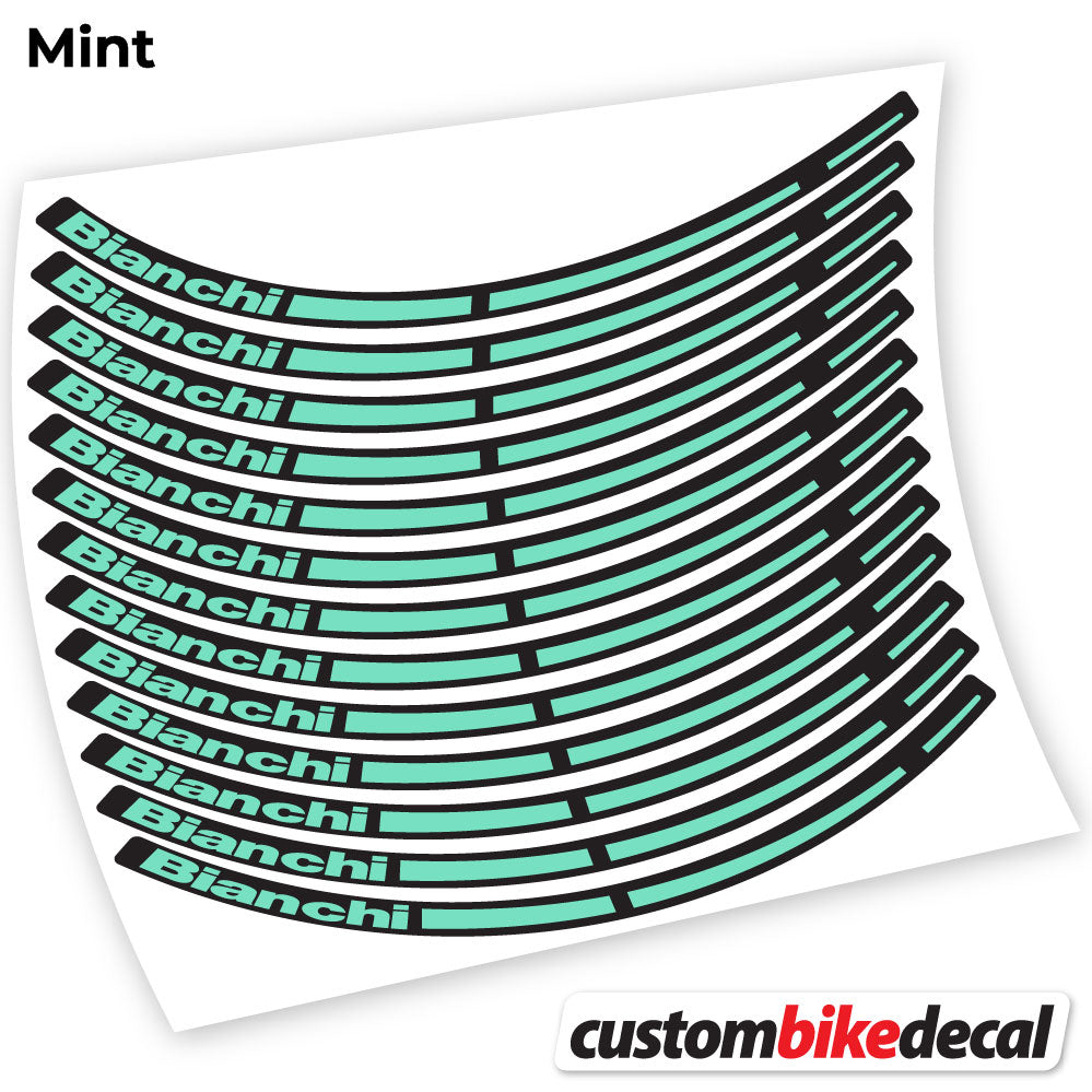 Aufkleber, Bianchi, Mountainbike-Aufkleber, Vinyl